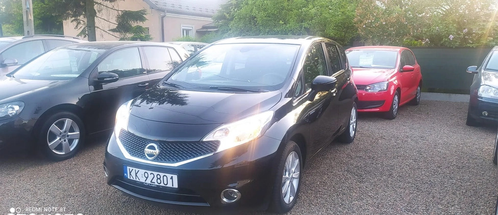 Nissan Note cena 33900 przebieg: 114000, rok produkcji 2014 z Kraków małe 781